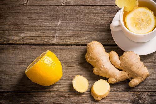 ginger and lemon tea