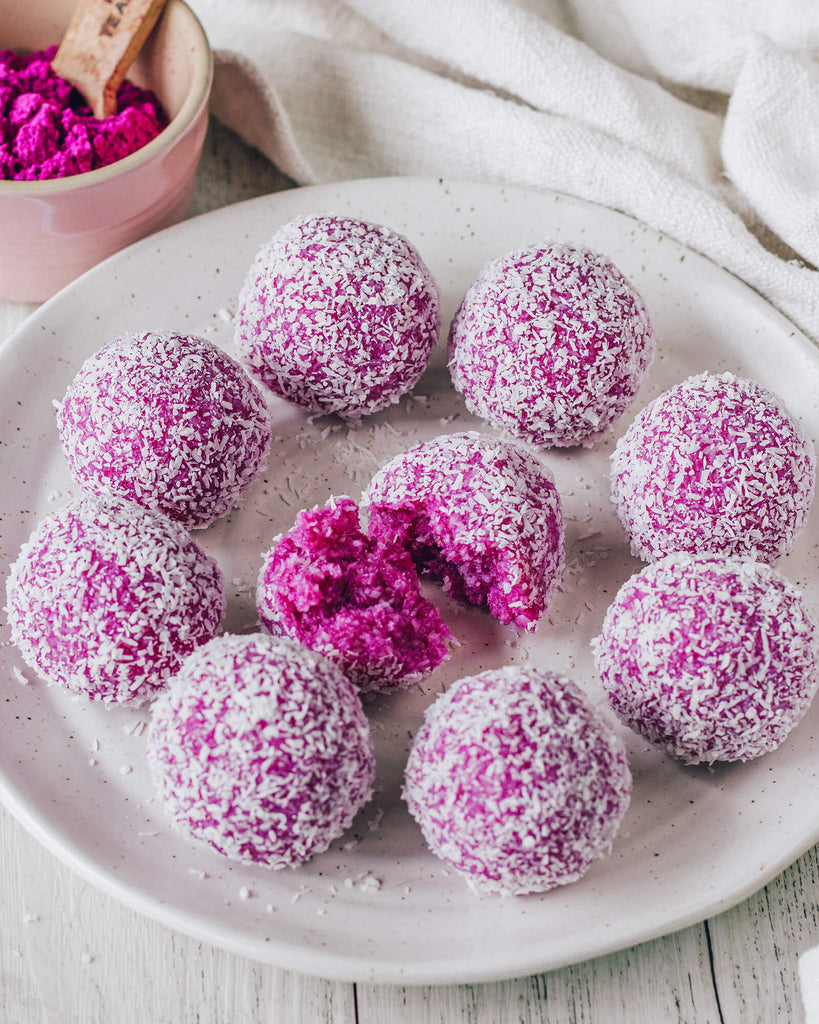 COCONUT DRAGON FRUIT ENERGY BALLS
  
  
  
    | Tropeaka