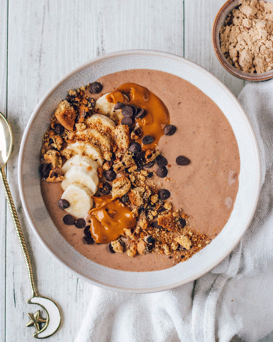 Cookie Dough Protein Smoothie Bowl