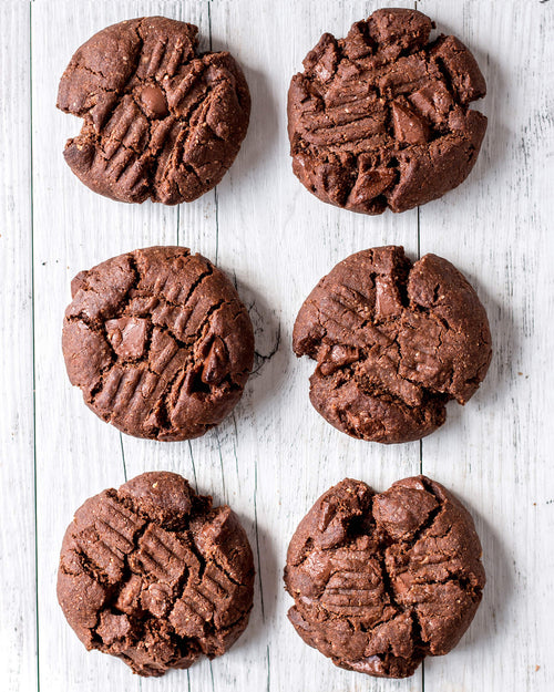GF Double Choc Cookies