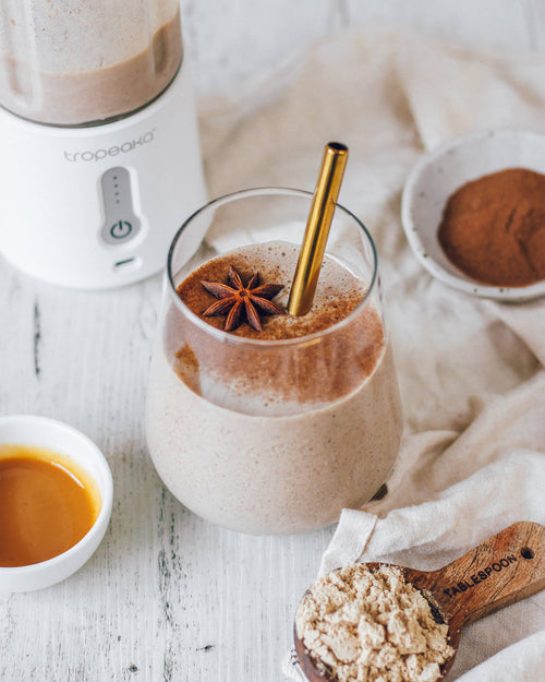 Salted Caramel Chai Protein Smoothie