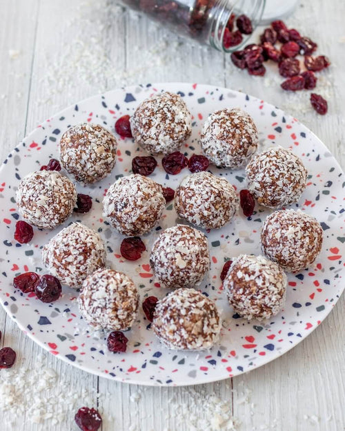 Cranberry Coconut Bliss Balls