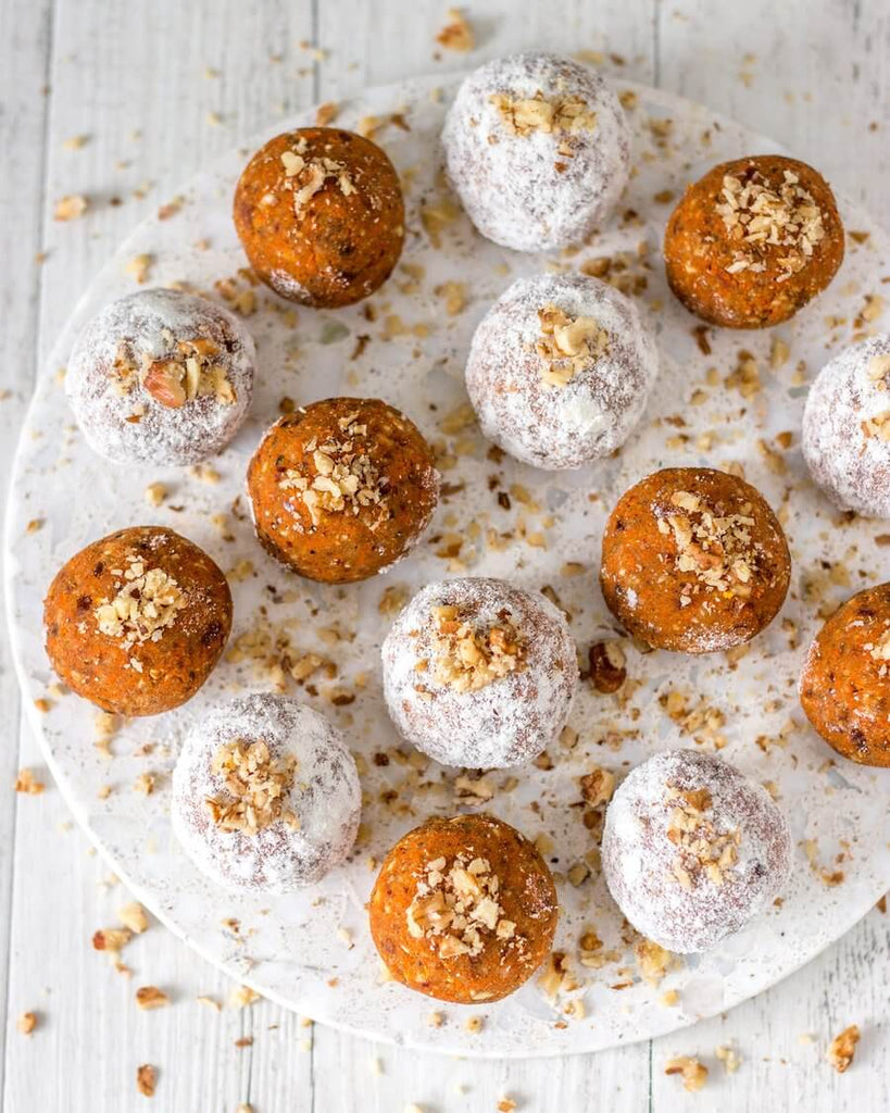 CARROT CAKE PROTEIN BLISS BALLS | Tropeaka