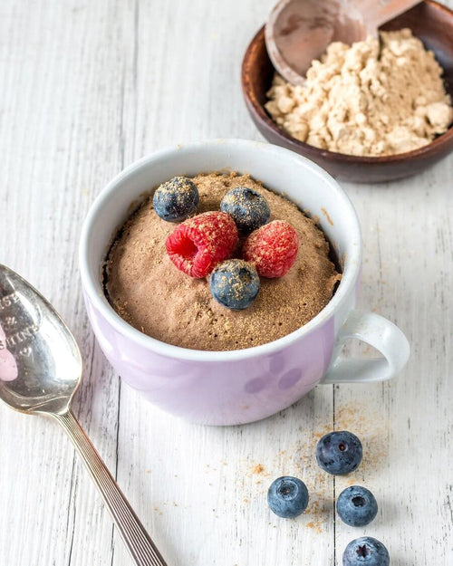 Salted Caramel Gingerbread Mug Cake