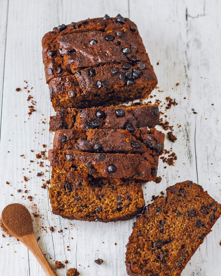 Choc Chip Chai Loaf