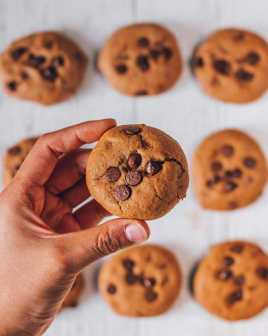 Mini Choc Chip Protein Cookies