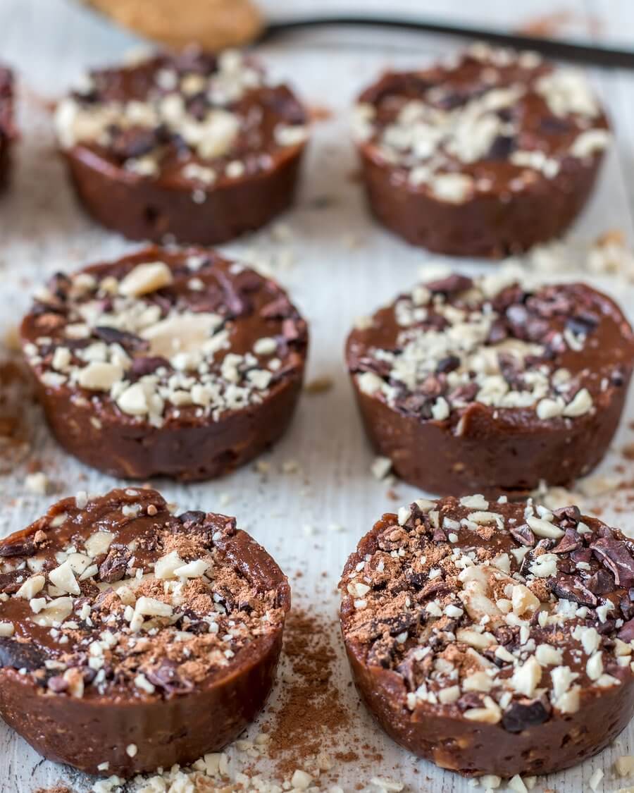 Choc Peanut Butter Fudge Bites