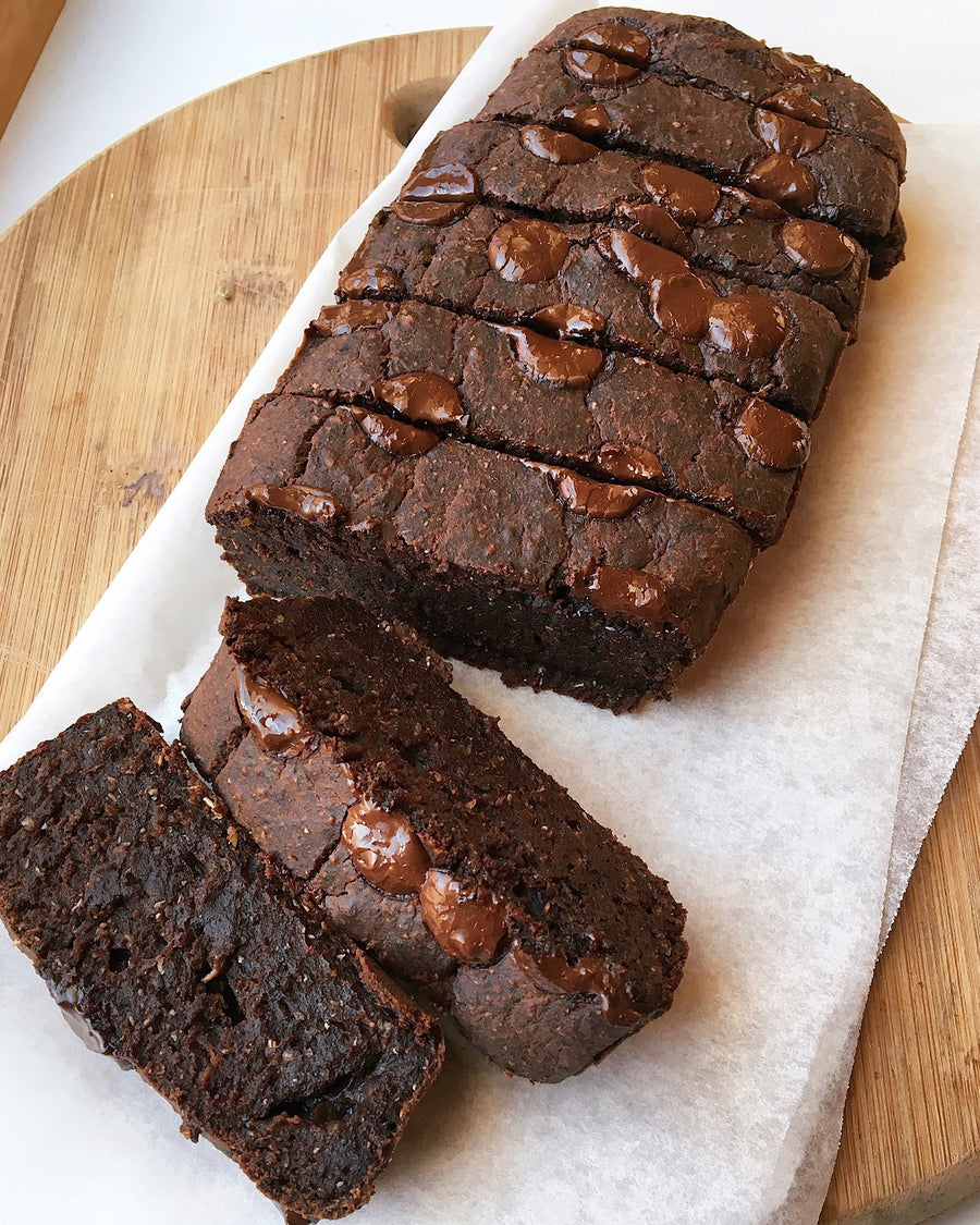 Choc Protein Brownie Loaf