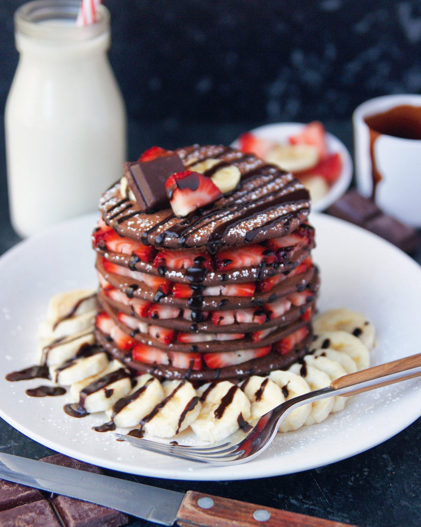 CHOC PROTEIN PANCAKES