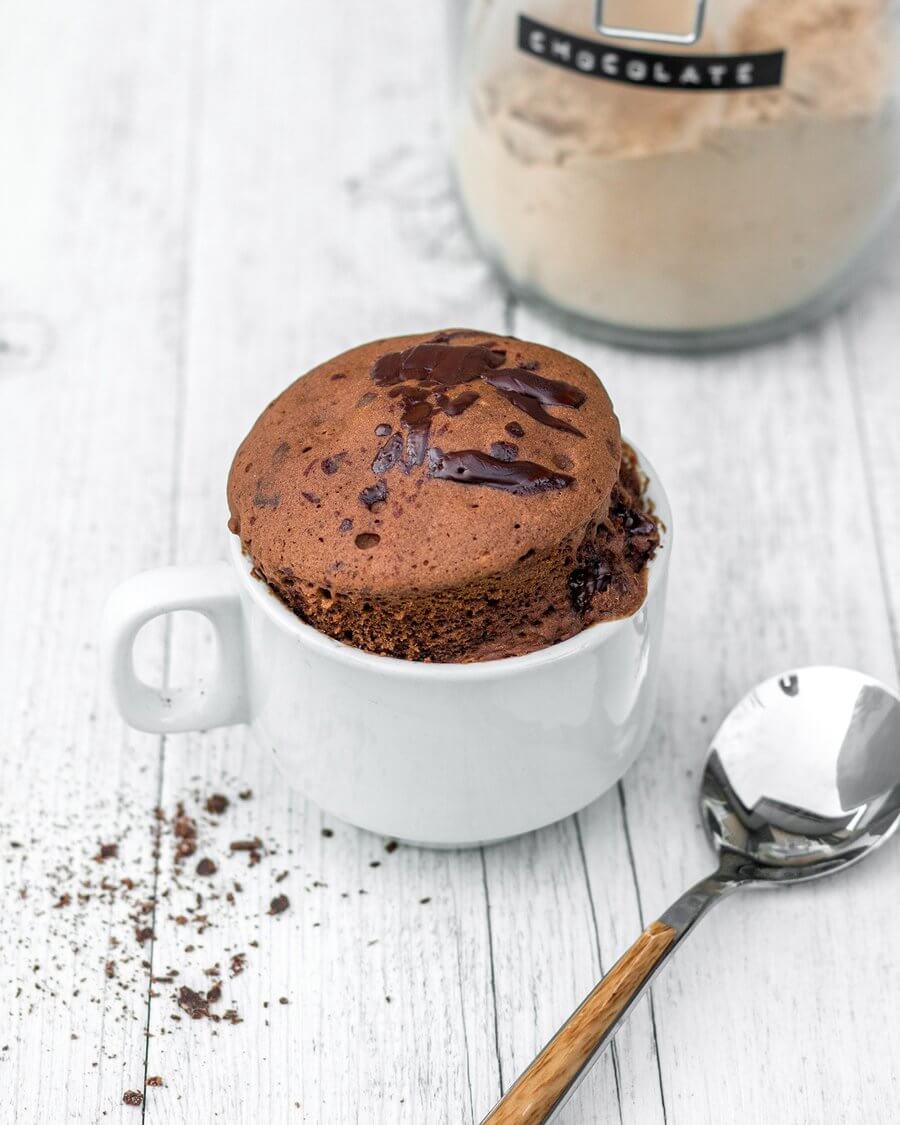 Double Choc Protein Mug Cake