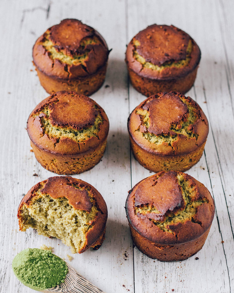 MATCHA LEMON MUFFINS