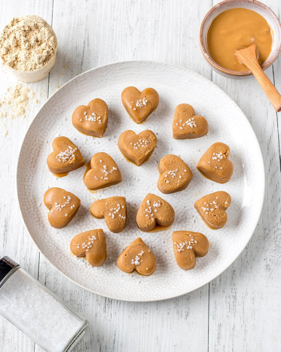 Peanut Butter Caramel Fudge Bites