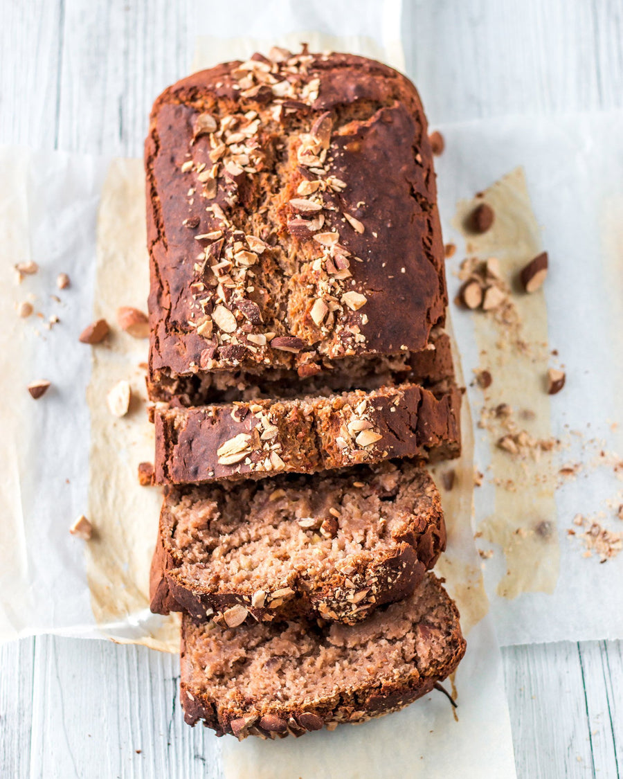 Salted Caramel Almond Protein Loaf