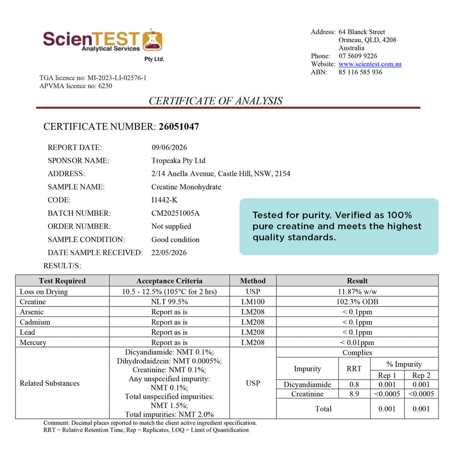 CREATINE MONOHYDRATE