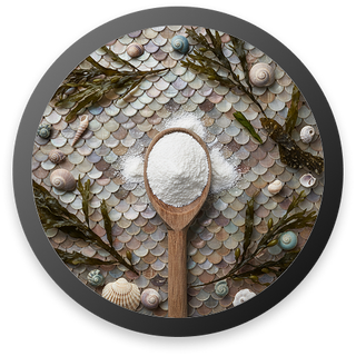 Marine Collagen Peptides(2.5 g per serve)Supports healthy skin, hair, and nails while you slim. (Contains fish.)