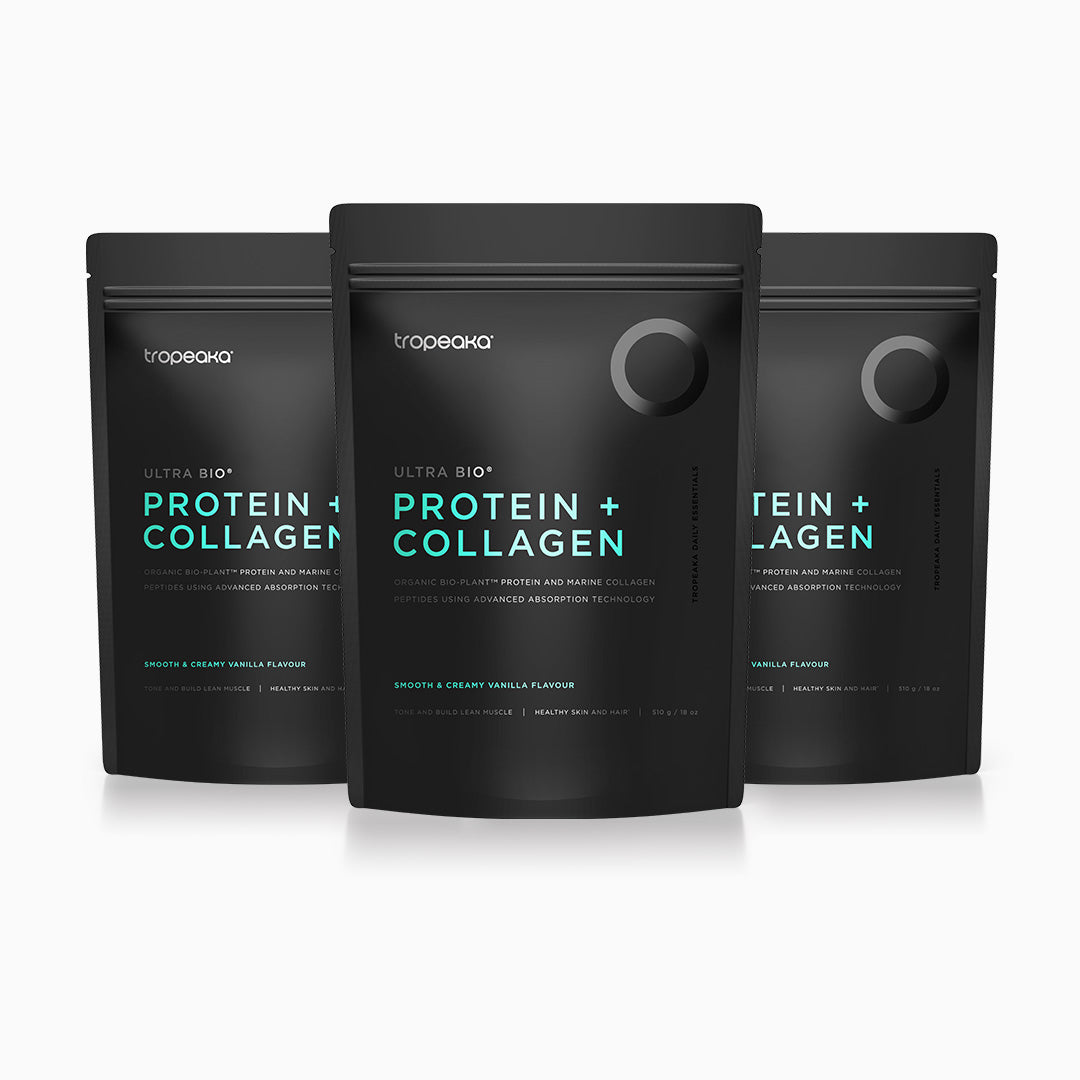 PROTEIN + COLLAGEN | 3 BAGS Tropeaka