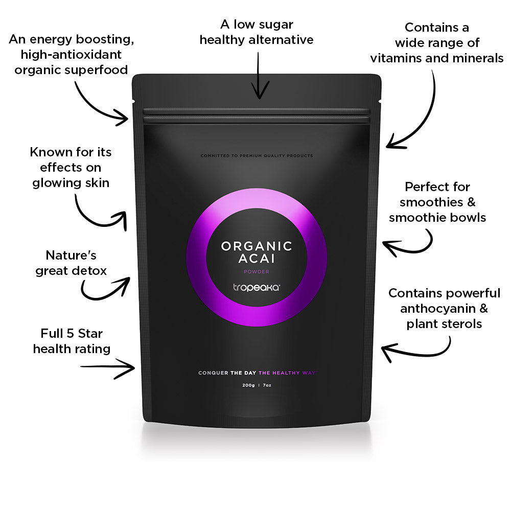 Acai Powder | Organic Acai Berry Powder | Tropeaka